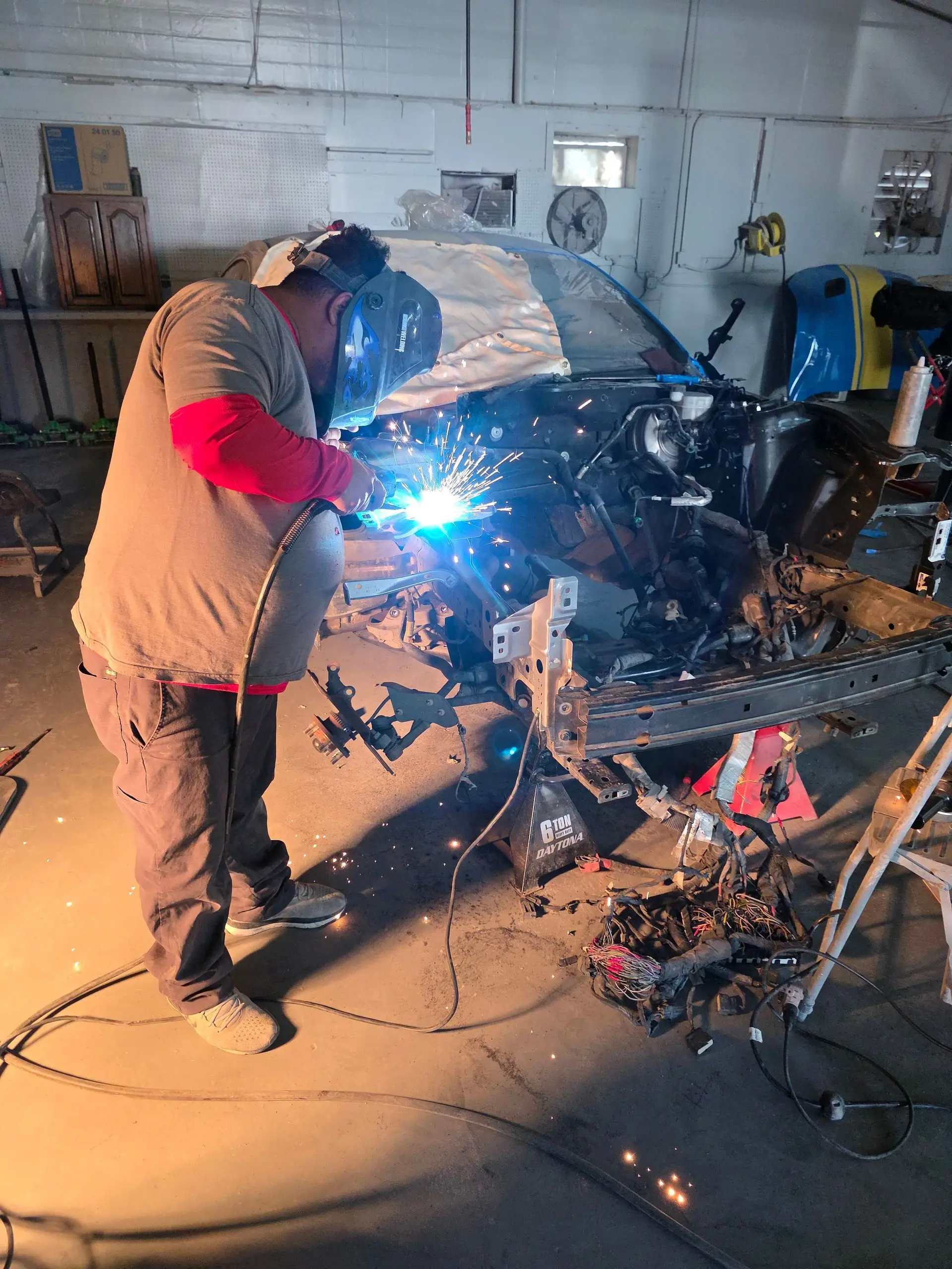 Auto body repair work at Easy Out Collision Center, photo 6